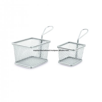 Rectangle Wire Basket With Electro Polish