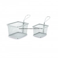 Rectangle Wire Basket With Electro Polish