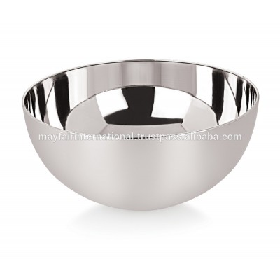 Stainless Steel Salad Bowl With Bidding Inside