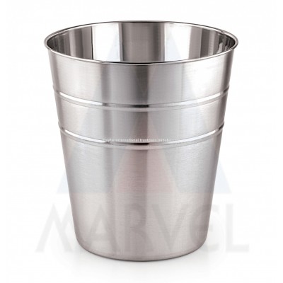 Stainless Steel Two Tone Tapper Dustbin