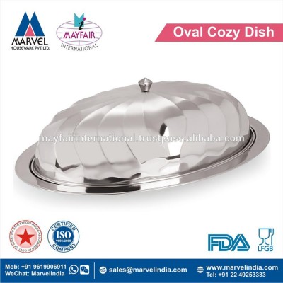 Oval Cozy Dish With Cover