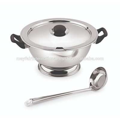 Stainless Steel Soup Tourene With Bakelite Handle