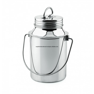 Stainless Steel Milk Can With Thread Cover