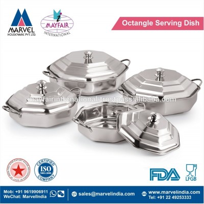 Octangle Serving Dish With Cover